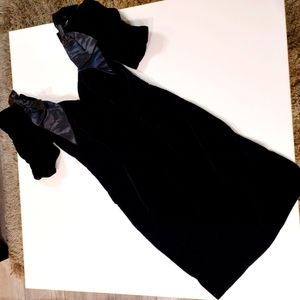 DONATED 🦖🦖 Vintage 80s Black Velvet LBD